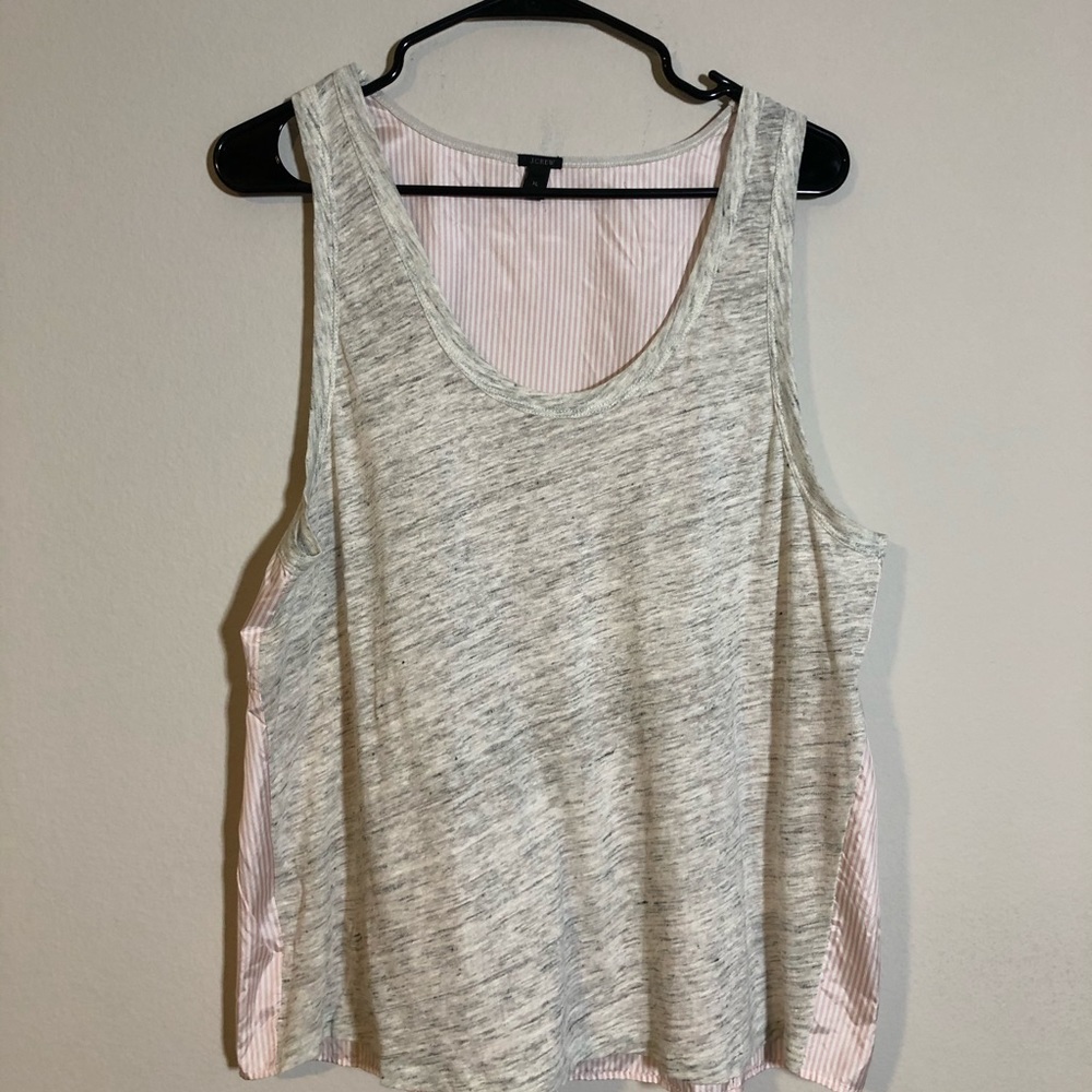 J. Crew Linen / Silk Tank